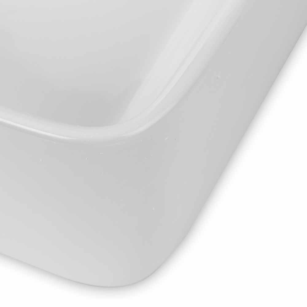 Раковина/тазик ванной комнаты Кунтертоп керамического шамота фарфора белые